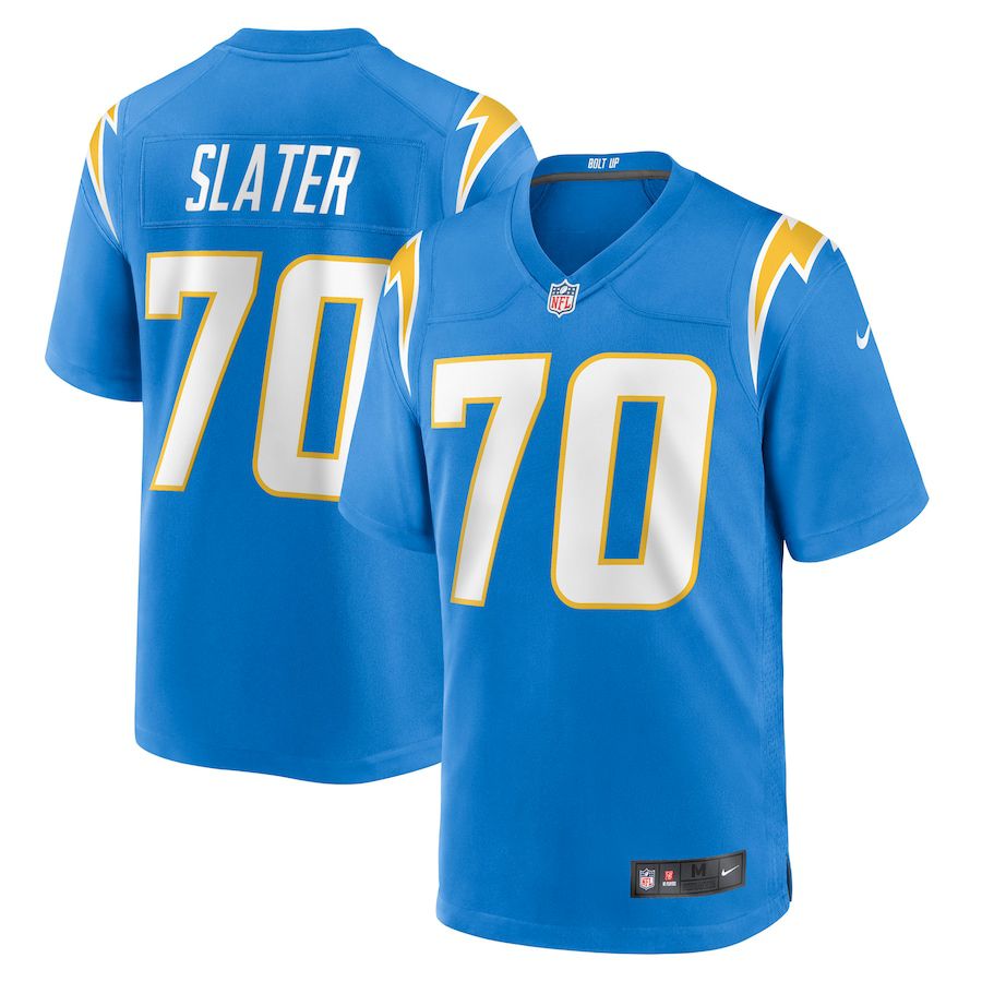 Men Los Angeles Chargers #70 Rashawn Slater Nike Powder Blue 2021 NFL Draft First Round Pick Game NFL Jersey
